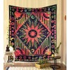 AVA Collections Queen Size Tapestry Wall Hanging Burning Hippie Sun