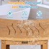 YEFU Shower Chair for Inside Shower: 21" Oversized Non-Slip Waterproof