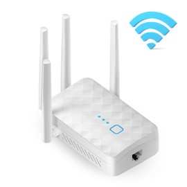 WLAN Verstärker, 1200 Mbit/S WLAN Repeater, Dualband 5GHz und 2.4GHz, WLAN Verstärker Steckdose, WiFi Repeater Fritzbox, WLAN Verstärker AP Modus, WLAN Repeater WiFi 5