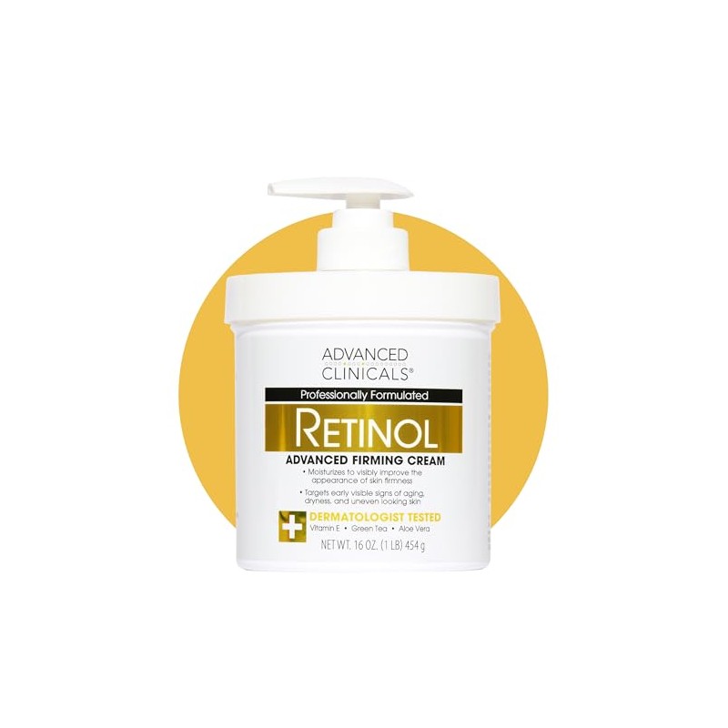 Advanced Clinicals Loción Hidratante Retinol Cuerpo Cara Crema Corporal Cuidado