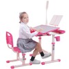 Napfox Adjustable Kids Desk and Chair Set, Ergonomic Study Desk
