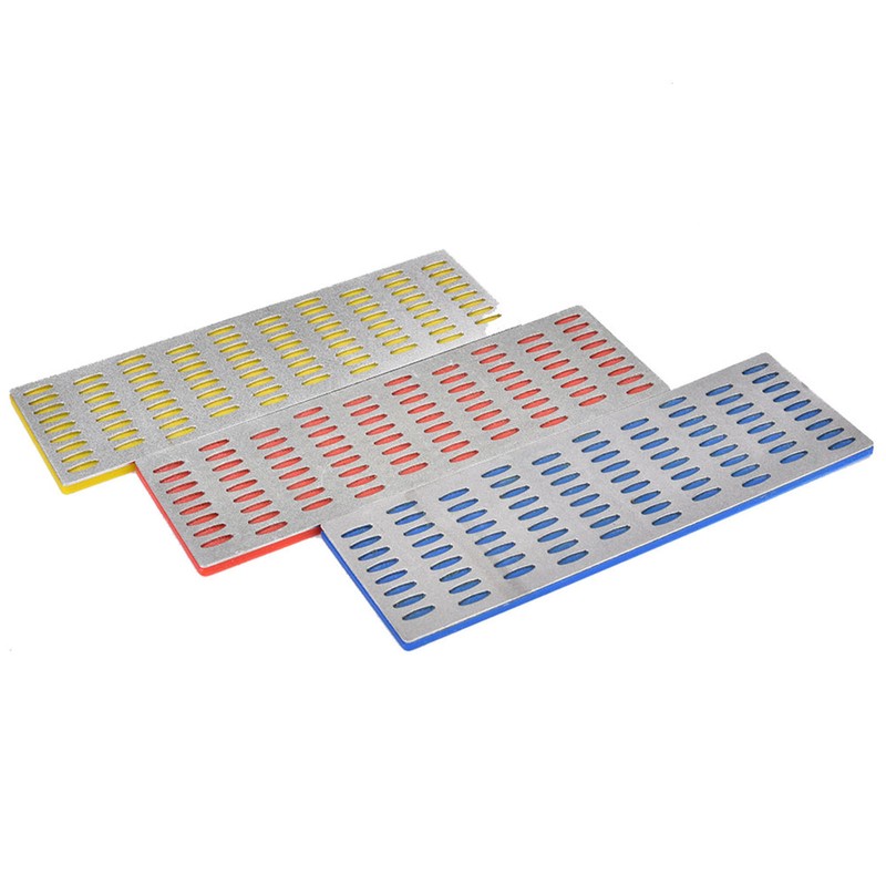 3PCS Diamond Sharpening Stones Whetstone Sharpening Tool Coarse/Medium/Fine Grinding