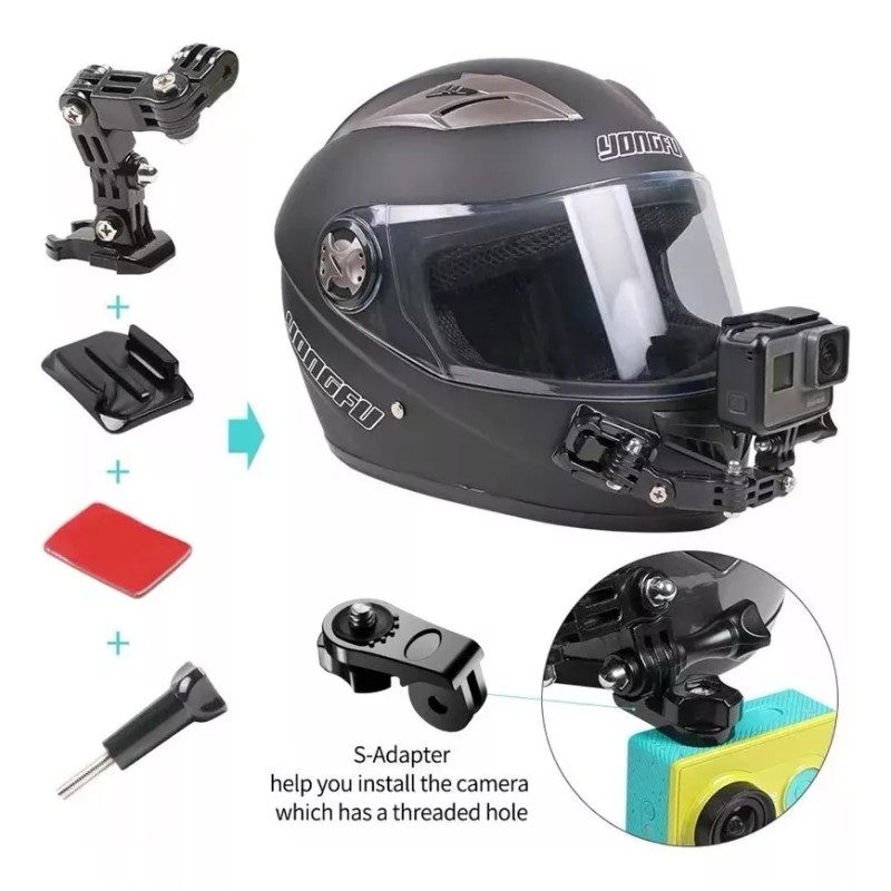 Estuchelandia Base De Montaje Para Moto Camara Gopro Hero 10,9,8,7,6,5,4