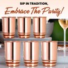 2activelife Pure Copper Cups Set of 6, Gift Set 100%