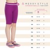 Merry Style MS10-227 Girls' Cotton Short Leggings, Green