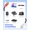 GELRHONR 2Pack 2RCA to 2RCA Cable 1FT, Short 2 RCA