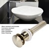 Pop Up Basin Drain Copper G1/4 Brushed Gold Corrosion Resistant