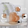 USB Colour Changing Salt Himalayan Lamp - Heart Love Shape