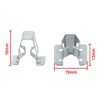 sourcing map 10 pieces metal holder retaining clips for dashboard