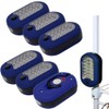 Evelots Magnetic Work Light - 6 Pack - 27 LED