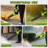 RYAHT Leaf Blower Cordless, 21V Powerful Electric Leaf Blower with