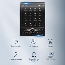 BIBIBO 2Pcs for 2025 GMC Terrain Accessories Screen Protector 2025 GMC Terrain (Elevation/AT4/Denali) 15" Display Nano Foils[Anti Glare& Scratch Ultra-Clear] GMC Terrain 2025