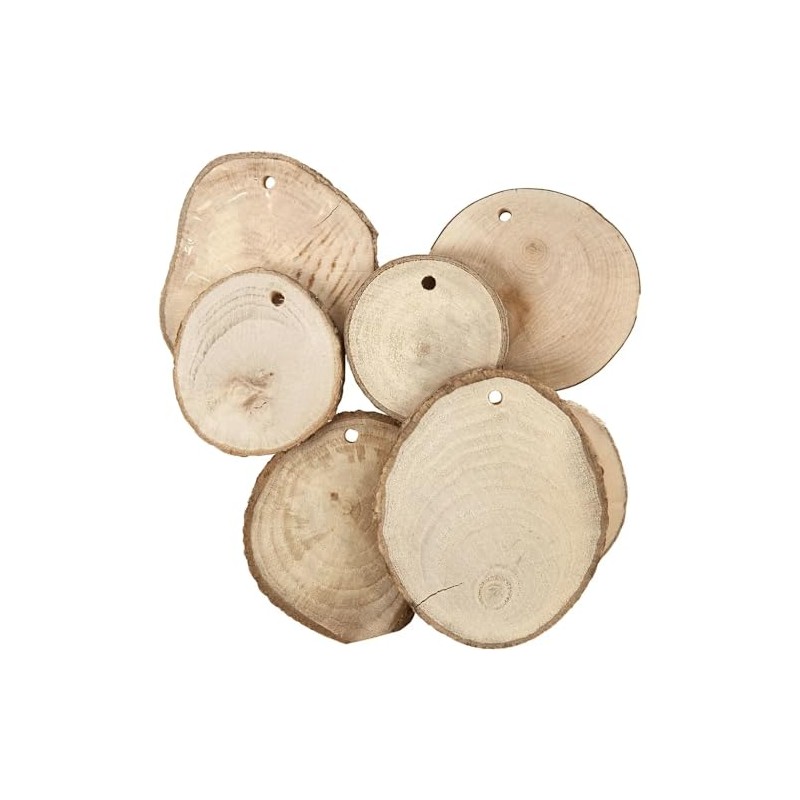HOLZSCHEIBEN - D 5-7 CM DICKE