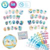 Aquabeads 35060 Nail Studio Refill Set Stars and Unicorns Multi-Coloured