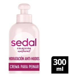 Crema Para Peinar Sedal Recarga Natural Anti Nudos, De 300ml