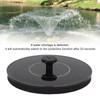 Mini Solar Water Fountain Pool Garden Outdoor Bird Bath Solar
