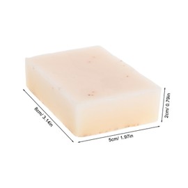 Healeved Natural Skin Care Handmade Walnut Almond Soap Bar Exfoliating Body Scrub for Women Men