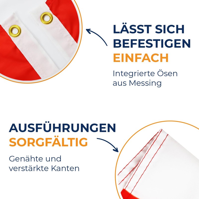 AZ FLAG - Flagge Österreich - 150x90 cm - Österreichische
