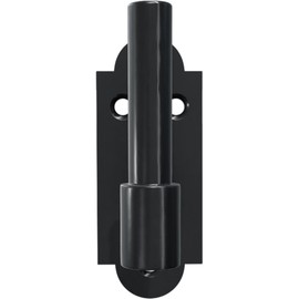 SteelTek Pintel on Plate with 3 1/2" Offset (Sold as Pair), 304 Stainless Steel, Powder Coated Black