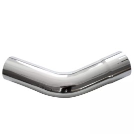 Blitech Racing Chrome 4" ID/OD x  9" Arms Exhaust 45 Degree Elbow 4 Inch Truck Exhaust Pipe