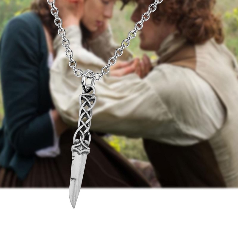 Outlander - Collar con colgante escocés, diseño de daga celta