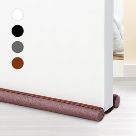 Librium Door Draft Stopper & Soundproof Weatherstrip - Gap Sealer, Draft Blocker Gray 3ea