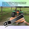 Vanshly 2 PCS Heavy Duty AR400 Steel Replacement Bush Hog