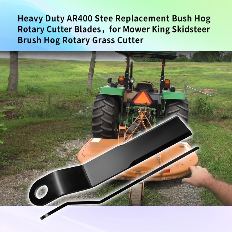 Vanshly 2 PCS Heavy Duty AR400 Steel Replacement Bush Hog