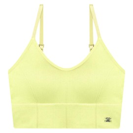 DOROSIWA Full Shot Bra Volume Up Support, Daily, Sports, Comfortable, Wireless, Full-Coverage, No Underwire, Push Up (Lemon, M, 70-75)