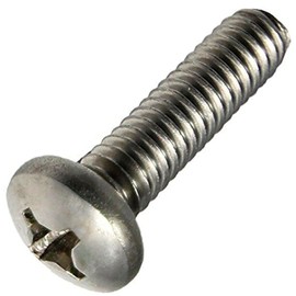5/16-18 x 4" Pan Head Machine Screws Kit Hardware Phillips Drive Stainless Steel Pack of 10 Fastener Set LS06241F