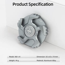 Nitze E Mount Body Cap Aluminum Body Cap for Sony FX3 / FX30 / FX6 / FX9 / A9 / ZV-E1 / ZV-E10 / A6000 / A6100 / A6300 /A6400 / A6500 / A6600 / A6700, Nex Series and A7 Series E Mount Cameras - N81-A1