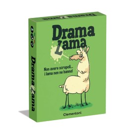 Clementoni - Drama Lama, Gioco di Carte per Bambini e Adulti 10-99 Anni, Sfida di Humour e Azione con Illustrazioni, Party Games Divertenti, Made in Italy, Lingua Italiana, 16815