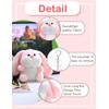 Cute Rabbit Plush Backpack Keychain, Long Ear Rabbit Keychain Wallet