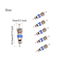 20 Pcs High Pressure Valve Cores for R410 R32 R22, Teflon Seal HVAC Schrader Valve with Wrench Perfect for HVAC, Air Conditioning and Refrigeration System Repairs