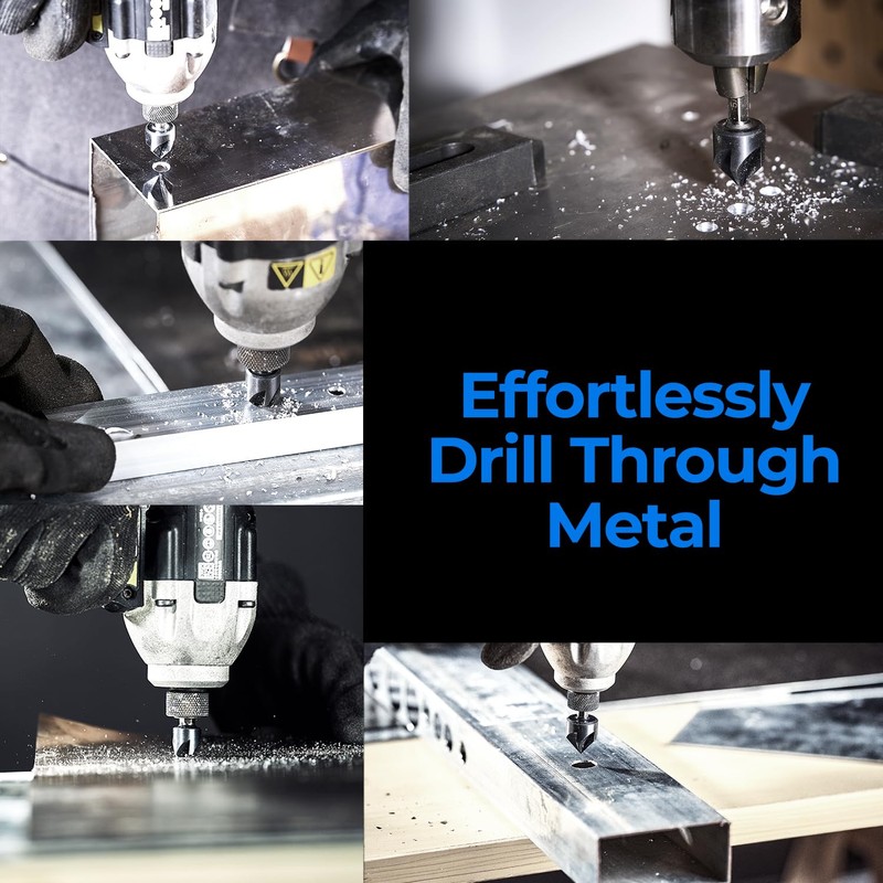 toolant 3pack#8 Silence Countersink Drill Bits Set for US Wood