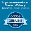Cobbe Filtered Shower Head with Handheld, High Pressure 6 Spray