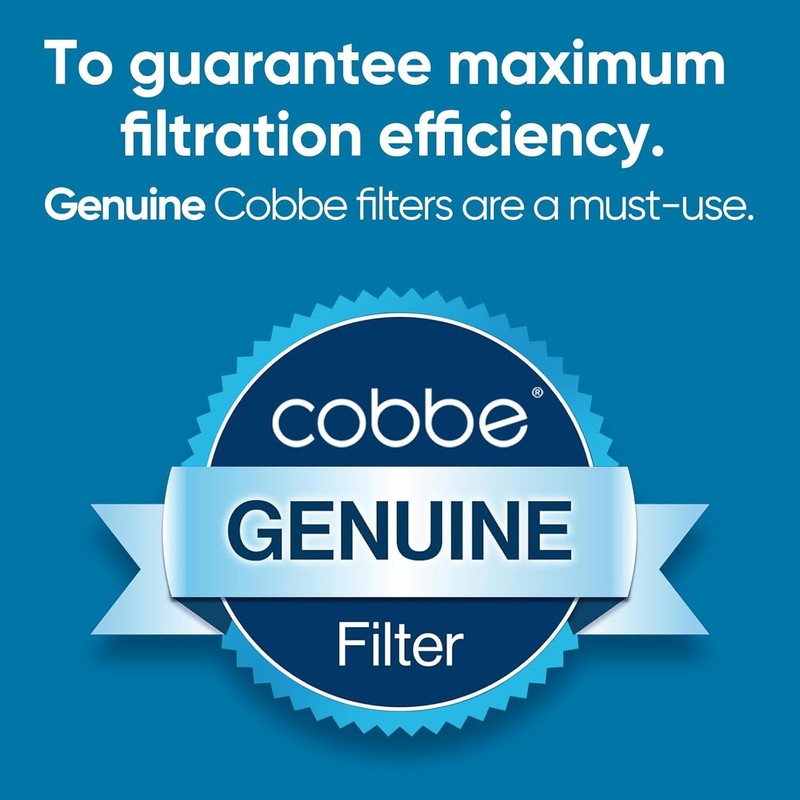 Cobbe Filtered Shower Head with Handheld, High Pressure 6 Spray