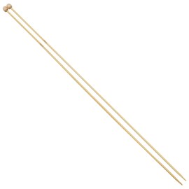 Coopay Bamboo Knitting Needles 12.0mm x 35cm, Warm Wooden Knitting Needles for Arthritic Hands, Knitting Pins Beginners Professional Knitters, Long Needles for Jumpers Blankets Large Projects