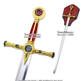 Etrading 39" Fraternal Masonic Sword Templar Knight Freemasonry