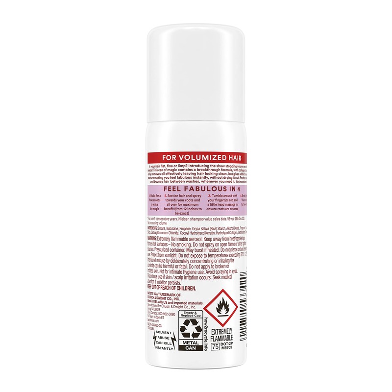 Batiste Instant Hair Refresh Volumizing Dry Shampoo Mini 1.6 Ounce