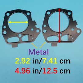 Tuzliufi Head Rocker Case Valve Cover Manifold Exhaust Muffler Gasket for Kawasaki FR600V FS481V FS541V FS600V Engine Mower 11004-7027 11061-7083 11061-1285 11061-0877 11061-7089 11060-7016 Z1049