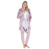 Sleepyheads Pajama Women's Fleece Long Sleeve Wrap Robe Cardigan with