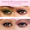 False Eyelashes 20 Pairs 3D Fake Lashs Natural Look Soft