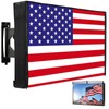 Outdoor TV Cover American Flag 60-65 Inch, 600D Waterproof and