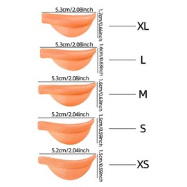 5 Paar Lash Lift Shield Silikon Lift Pads für Wimperndauerwelle XS/S/M/L/XL 5 Größe Wiederverwendbare Weiche Lash Lifting Rods für Frauen