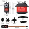 Miuzei 20KG RC Servo Motor High Torque Metal Gear Digital