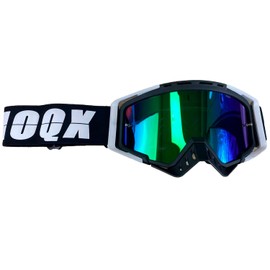 TR 10QX Motocross MX Goggles Off Road Goggles (White-Black)
