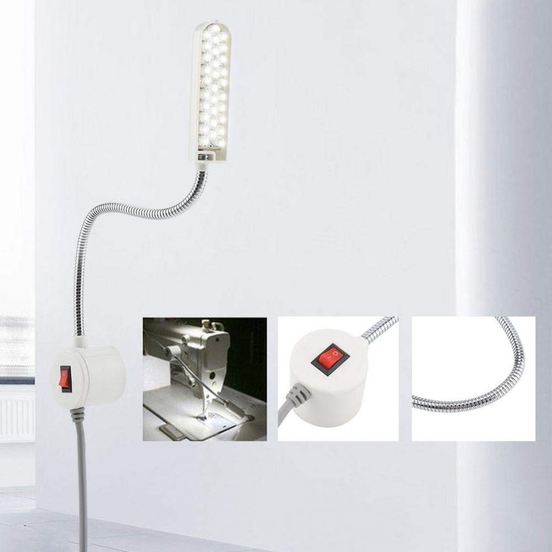30 LEDs Sewing Machine Light Gooseneck Light Lamp with Magnetic