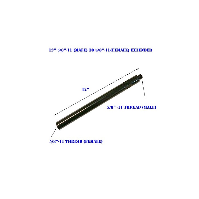 MTP 6" & 12" Extension Core Drill Bit 5/8"-11 Thread