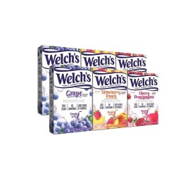 SINGLES TO GO! Welch's Singles To Go Variety Pack 36 Pack Strawberry Peach Grape Pomegranate